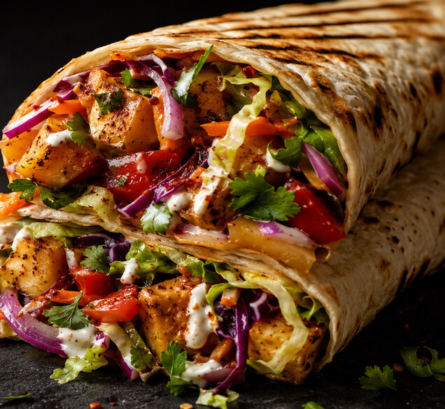 Loaded grilled wraps